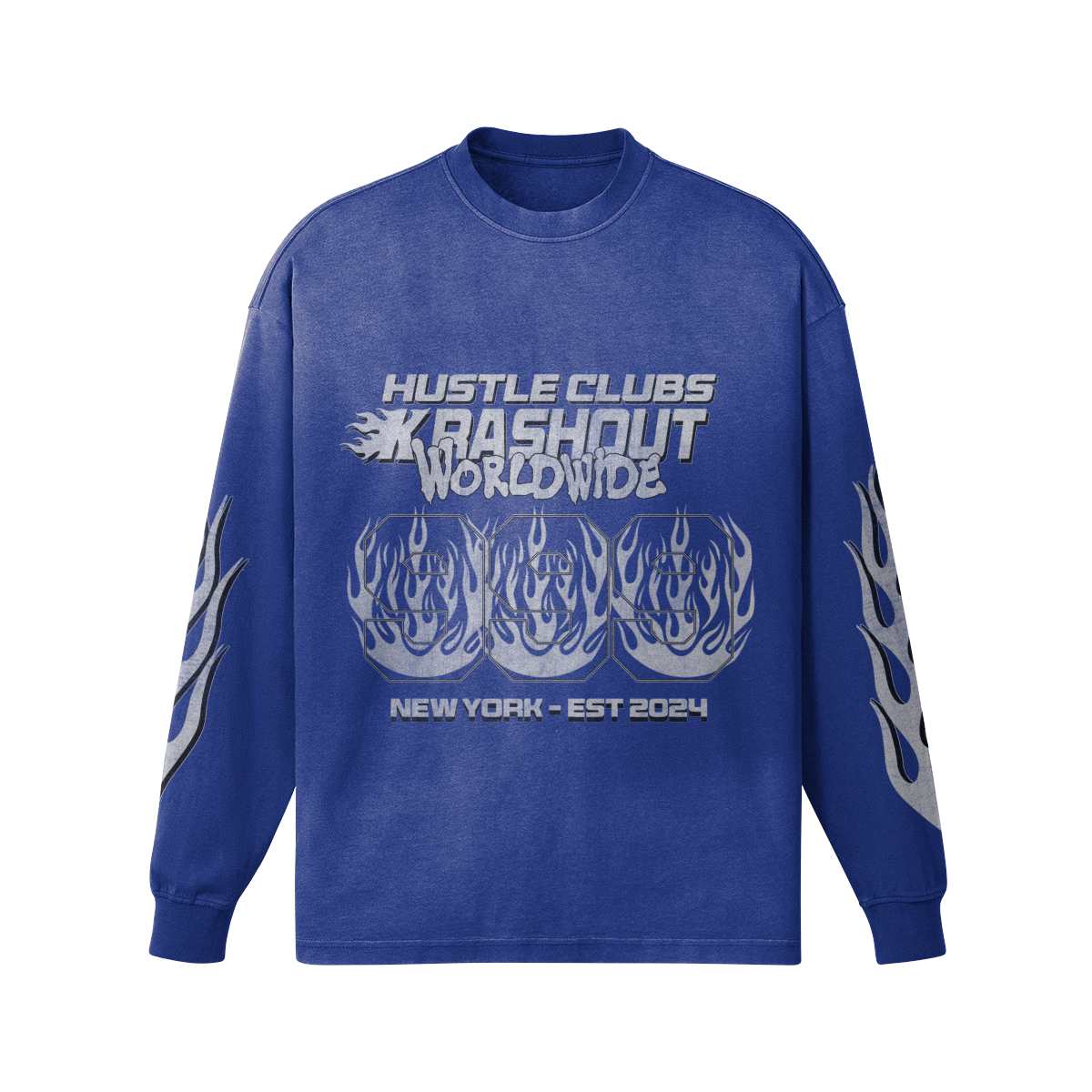 HUSTLE CLUBS Long sleeve top