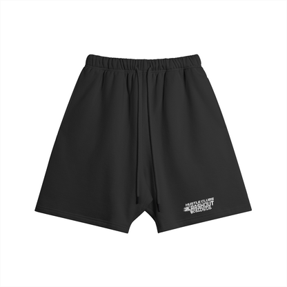 Hustler Club Oversized Fleece-lined shorts